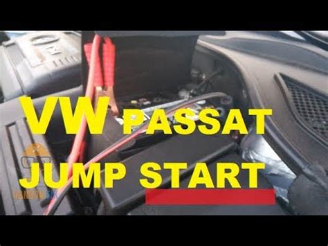 2007 vw passat junction box jumper point|Q&A: How to Jumpstart a VW Passat .